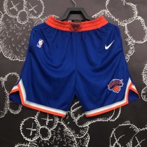 2022 New York Knicks blue basketball shorts