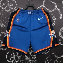 2022 Oklahoma City Thunder blue basketball shorts