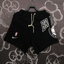 2022 Brooklyn Nets black basketball shorts