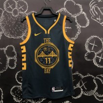 18 season Golden State Warriors Thompson 11 gray basketball jersey