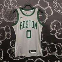 2022 Boston Celtics City Tatum 0 gray basketball jersey
