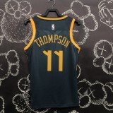 18 season Golden State Warriors Thompson 11 gray basketball jersey