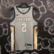 18 season Cleveland Cavaliers Irving 2 gray basketball jersey