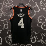2022 Glory version Rose 4 black basketball jersey