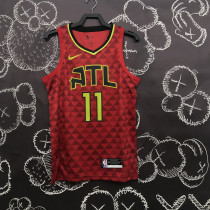 2022 Atlanta Hawks YOUNG 11 red basketball jersey