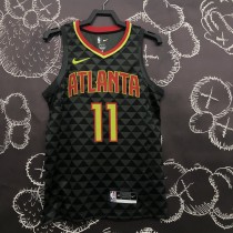 2022 Atlanta Hawks YOUNG 11 black basketball jersey