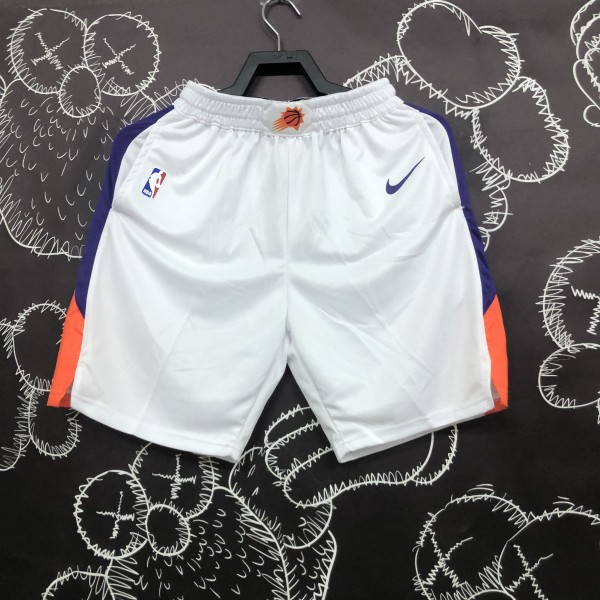22 Phoenix Suns white basketball shorts