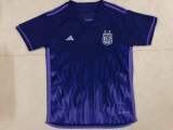22-23 fan version Adult Argentina away soccer jersey football shirt#3120