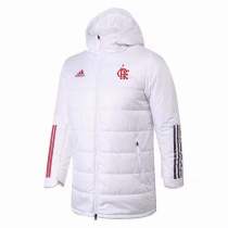 22/23 New Adult Flamengo men cotton padded clothes long soccer coat#9020