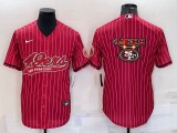 22 Men‘s 49ers red basketball jersey