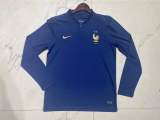 22-23 New Adult France home long sleeve soccer jersey football shirt #4100