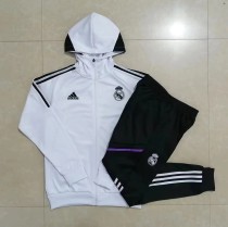 22/23 New Adult  Real Madrid   white  long sleeve hoodie jacket