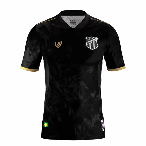 Ceará Sporting Club black soccer jersey football shirt