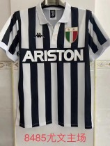Retro  84-85 Juventus home   soccer jersey football shirt