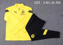22/23 New adult Dortmund  yellow   long sleeve soccer tracksuit  football jacket