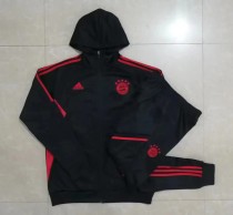 23/24 New Adult Bayern black  long sleeve hoodie jacket