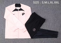 22/23 New adult Paris pink  long sleeve soccer tracksuit  football jacket