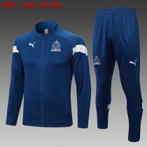 22/23 New adult Marseille  blue   long sleeve soccer tracksuit  football jacket