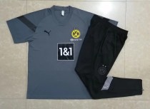22/23 New adult  Dortmund  grey  track suit soccer jersey football shirt
