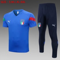 22/23 New adult Italy  blue  track suit soccer jersey football shirt
