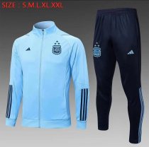 22/23 New adult Argentina  three-star  light blue long sleeve soccer tracksuit  football jacket