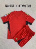 23/24 Children Los Angeles goalkeeper  red soccer uniforms football kits