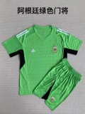 23/24 Children Argentina goalkeeper  green soccer uniforms football kits