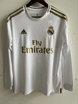 Retro 1920 Real Madrid  home long sleeve soccer jersey football shirt #5120