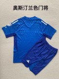 23/24 Children Austin goalkeeper  blue soccer uniforms football kits