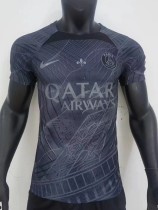 23/24    player version Paris grey black  soccer jersey football shirt