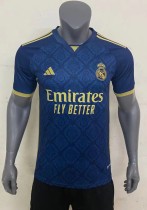 23/24   Player version Real Madrid sapphire blue soccer jersey football shirt