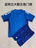 23/24 Children Atlanta United  blue goalkeeper  soccer uniforms football kits