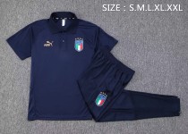 23/24 New adult Polo Italy sapphire blue    track suit soccer jersey football shirt