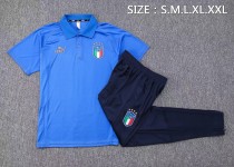 23/24 New adult Polo Italy  blue    track suit soccer jersey football shirt