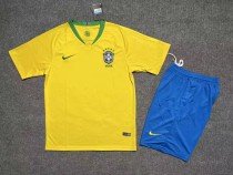 1819  Adult Brazil national home   soccer uniforms football kits