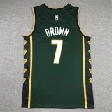 23  season Boston Celtics City version Brown 7 green