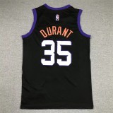 21  season  Phoenix Suns City version  Durant  35  black  basketball jersey