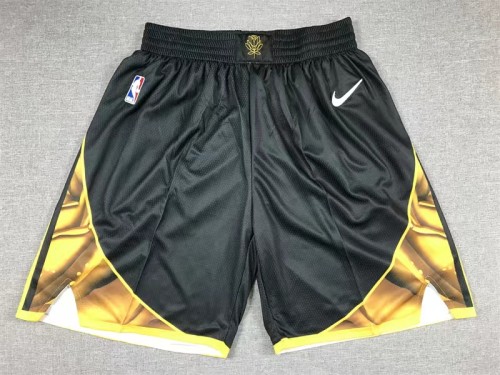 23  season Golden State Warriors  City version  black basketball shorts