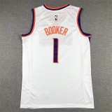 Phoenix Suns  Booker  1 white  basketball jersey