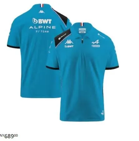 BWT Alpine F1 Team 2023 Polo Shirt - Blue