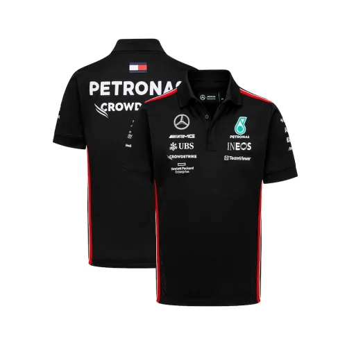 Mercedes AMG Petronas F1 2023 Team Polo - Black