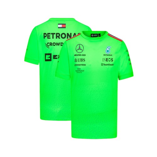 Mercedes AMG Petronas F1 2023 Team Set Up T-Shirt