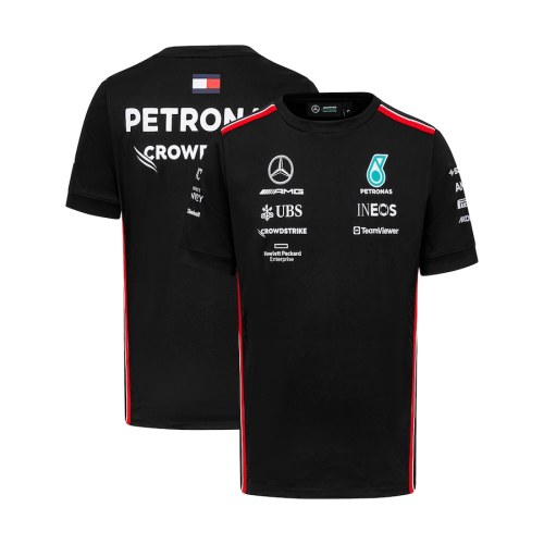 Mercedes AMG Petronas F1 2022 Team T-Shirt - Black