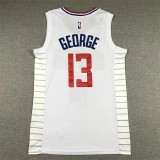 Los Angeles Clippers George  13 white
