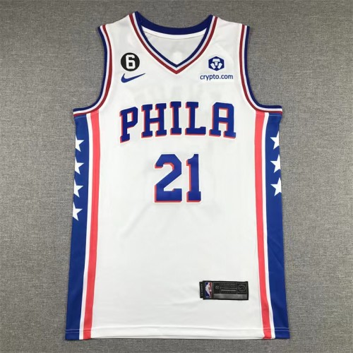 Philadelphia 76ers Embiid 21 white