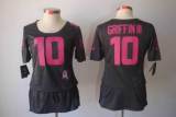 Redskins Women's football jersey GRIFFIN III 10 black