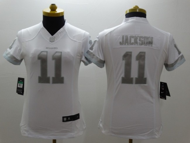 Redskins Women's football jersey JACKSON 11 white