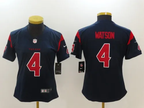 Texans Women's football jersey WATSON 4