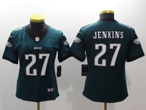Eagles Women's football jersey JENKINS 27 blue