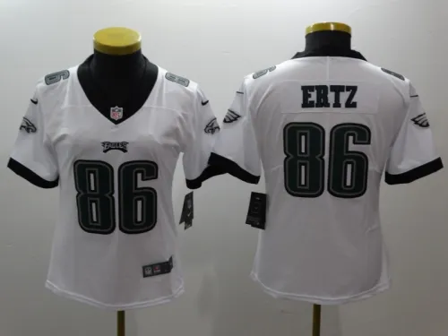 Eagles Women's football jersey ERTZ 86 white